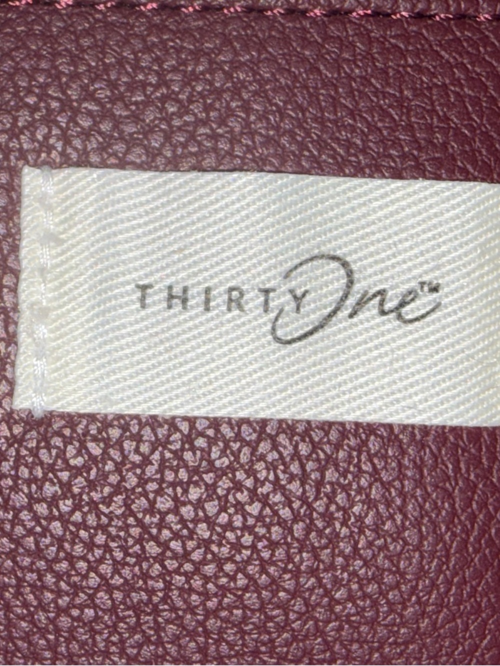 Thirty-One All About The Benjamins Wallet Burgundy - Picture 5 of 7